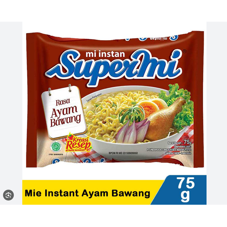 

Mie Supermi Ayam Bawang Original