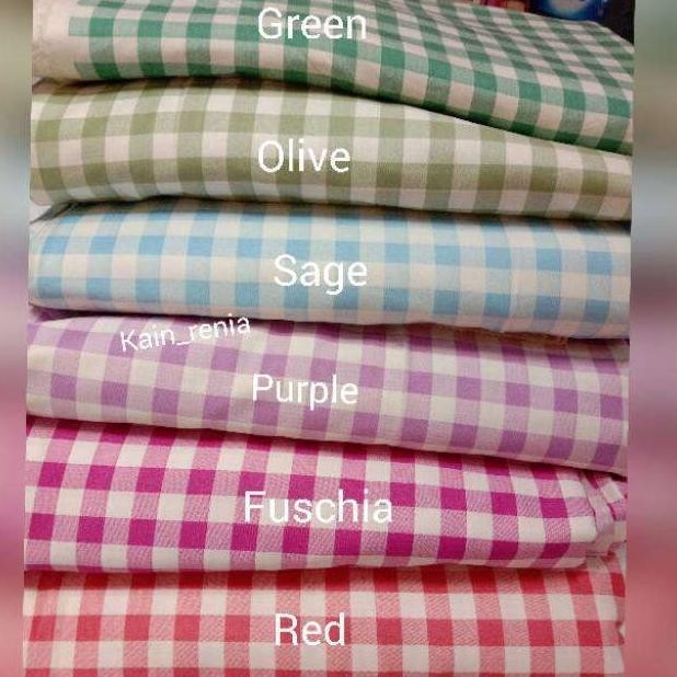 Hot Sale Kain Katun Jepang Tokai Senco/Kain Katun Kotak/Kain Katun Motif/Katun Kotak/Katun Kotak Bes