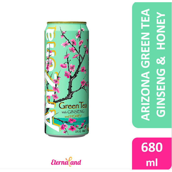 

Orea - Arizona Green Tea Ginseng & Honey - Minuman Impor Arizona Rasa Teh