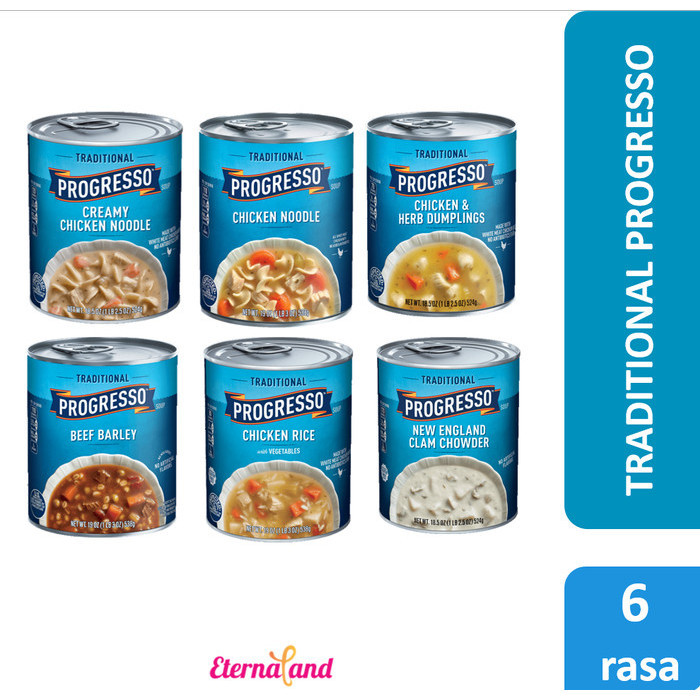 

Orea - Traditional Progresso Soup - Sup Kaleng Aneka Rasa Sup Impor