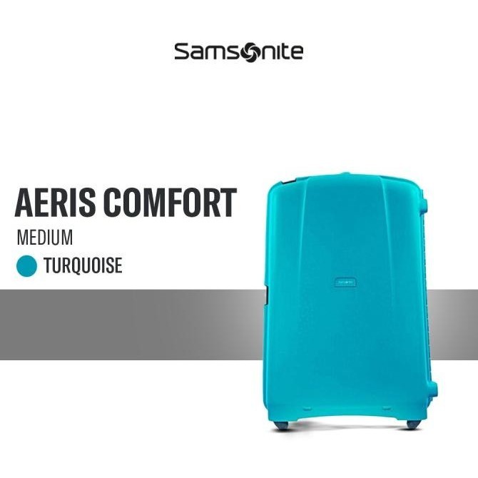 Samsonite Koper Hardcase Aeris Comfort Medium 25 inch - Turquoise