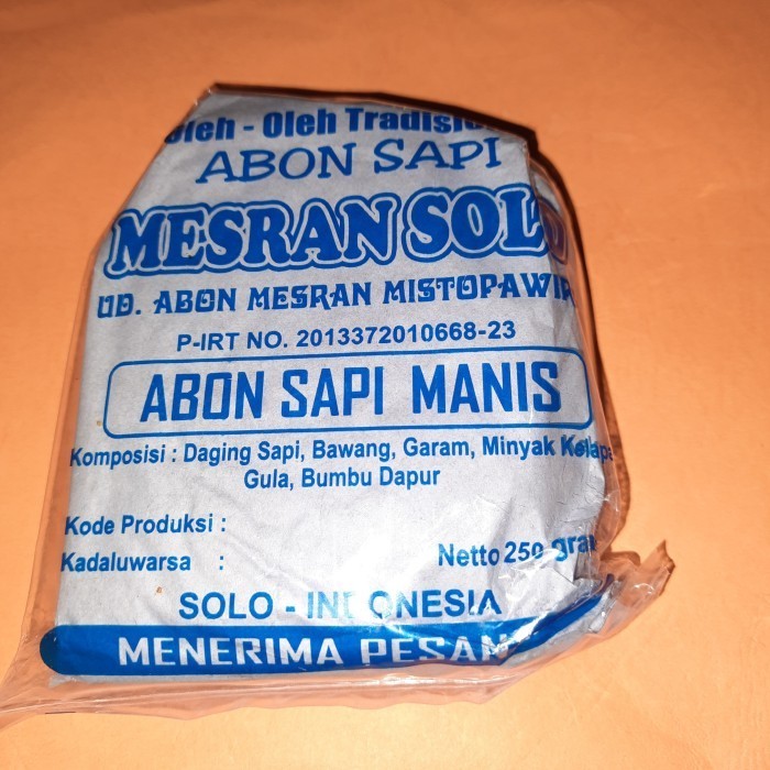 

Abon Sapi Mesran Solo - Manis