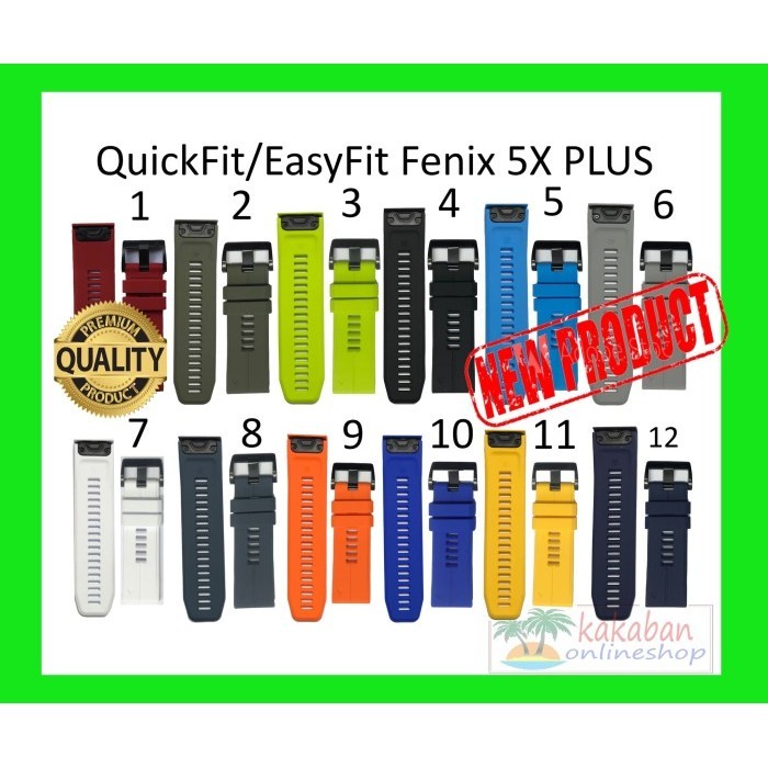 Fenix 5X Plus Strap Band Garmin Quickfit 26Mm