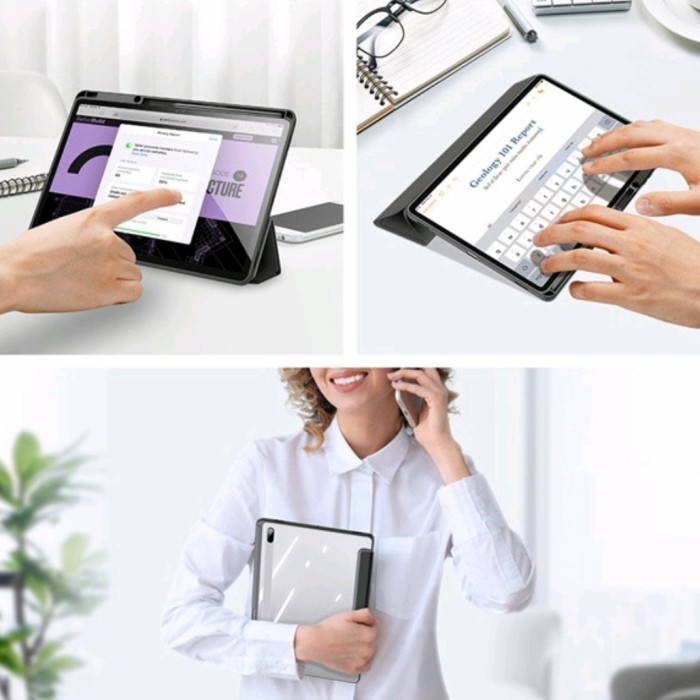 Dux Ducis Toby Samsung Tab S7 Fe S7+ Plus Case Casing Cover