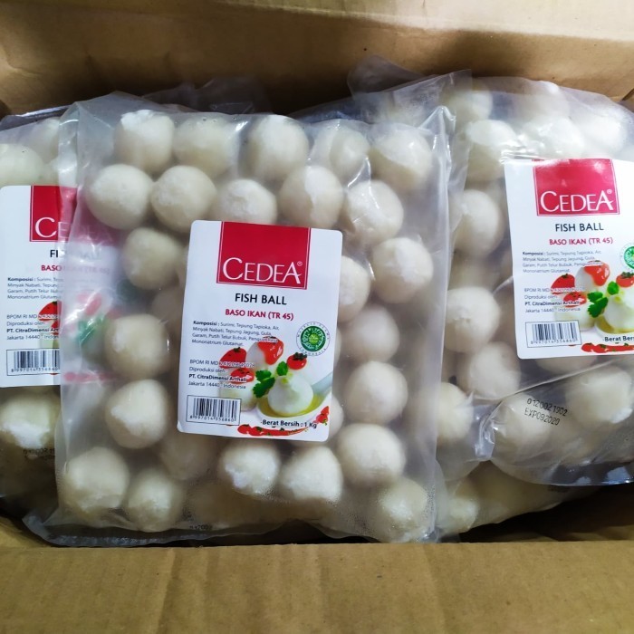 

Ayala - Cedea Tr 45 Premium Fish Ball Bakso Ikan Olahan Seafood 1Kg