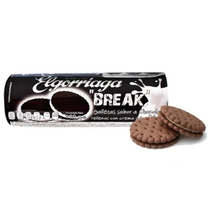 

[180Gr] Elgorriaga Break - Biskuit Cookies + Cream / Chocolate Milk 030