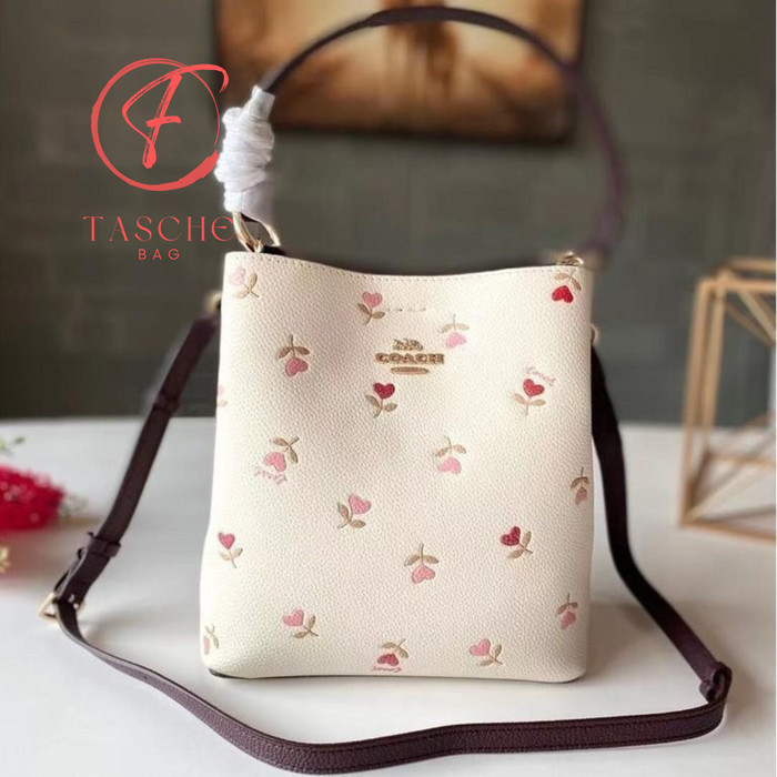 Tas Wanita 2811 Shoulder Bag Love Flower Town Bucket Bag Small
