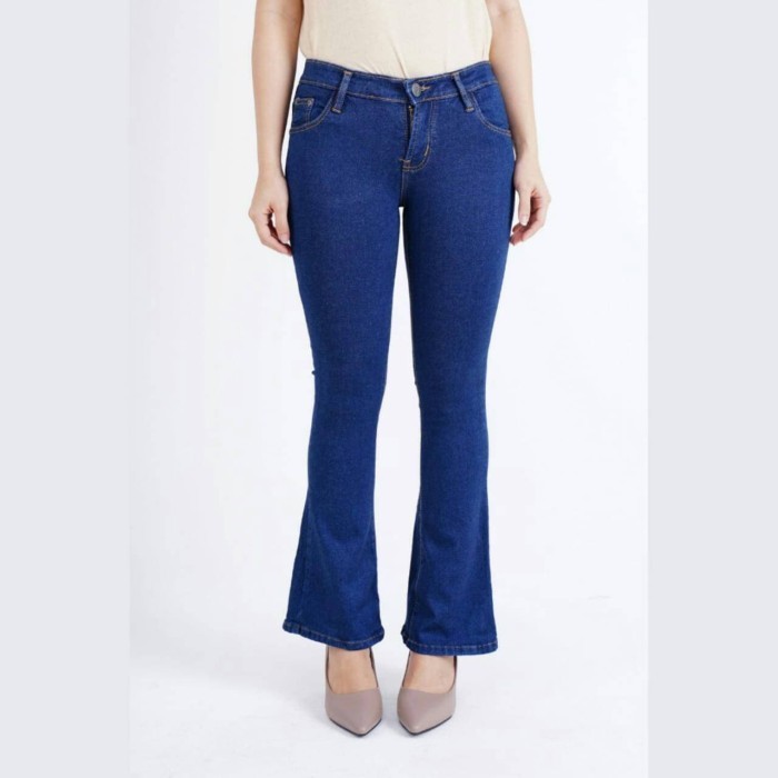 Celana Jeans Wanita Basic Cutbray Jeans - Sys Clothier