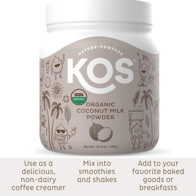 

KOS Organic Coconut Milk Powder Sugar Free Plant Creamer Smoothies ___maxie