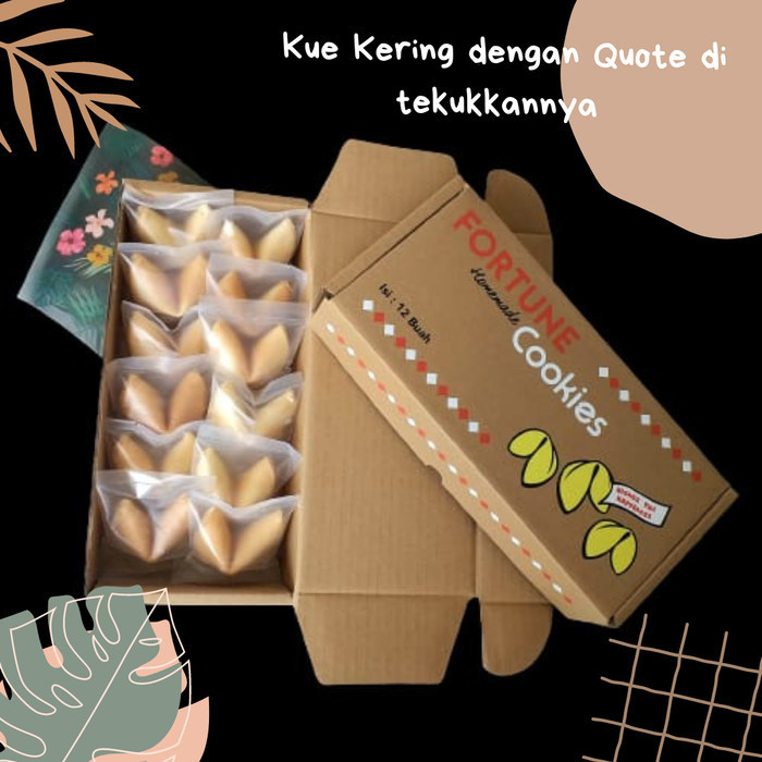 

Fortune Cookies Box (Isi 12 Bh)