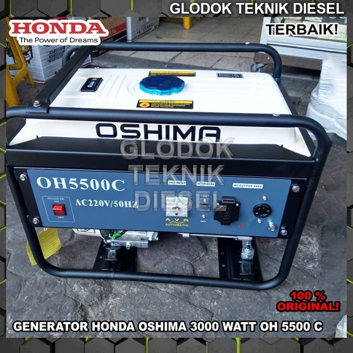 Honda Genset Generator Bensin 3000 2800 Watt OH 5500 C OH5500C ORI