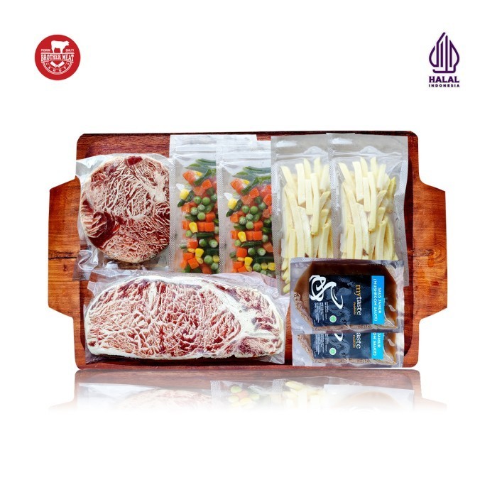 

Ayala - Paket Komplit Hemat, Beef Meltique Steak Combo Pack