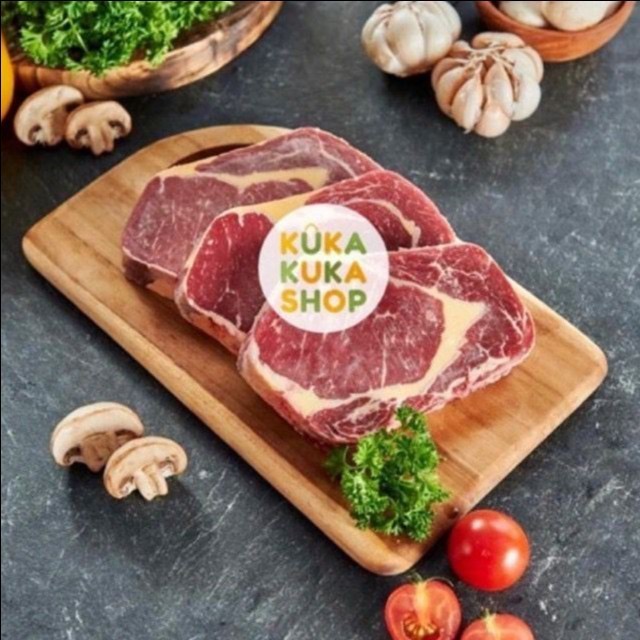 

Ayala - Daging Sapi Beef Steak Aust Ribeye / Cuberoll Grade A 1Kg