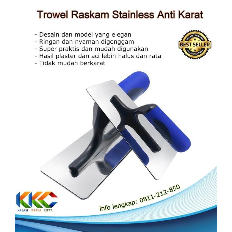 Trowel Raskam Stainless Tahan Karat