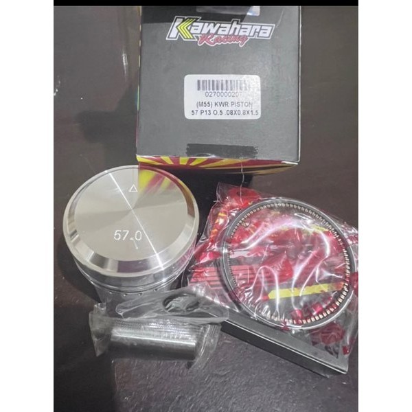 Piston Seher Kawahara 57 -58-59 Pen Pin 13 Jupiter Vega Supra Grand Kharisma Supra X 125 Beat Vario