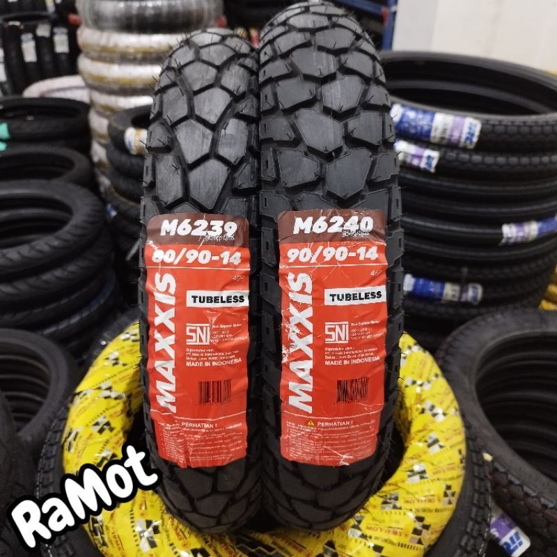 BAN MAXXIS PETAK TAHU 80/90-14, 90/90-14 ORIGINAL 100% + pentil