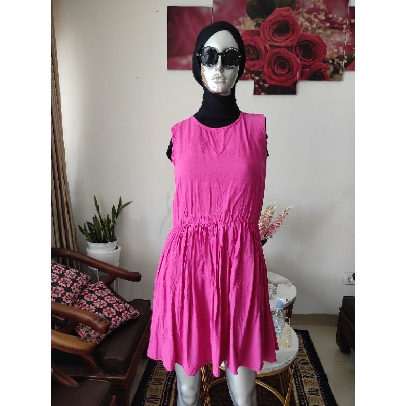 Preloved Dress Hush Puppies Pink