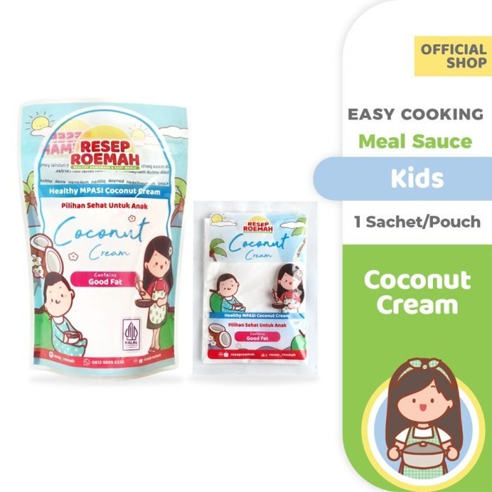 

RR Organic Coconut Cream / Krim Kelapa / Bumbu Instan Anak / No MSG