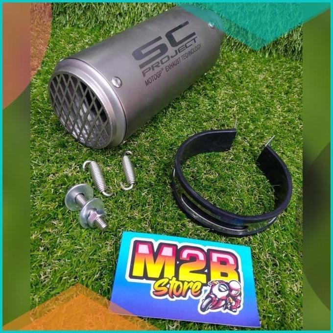 Knalpot SC project S1 Jaring IMPORT ( slencer aja ) CBR GSX satria cb