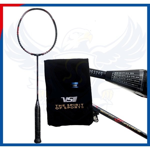 VSE SONIC FORCE 35Lbs Raket Badminton
