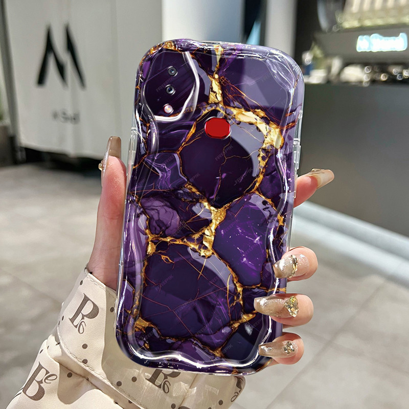 Casing Hp Samsung Galaxy A10s M01s Case pelindung HP pola rusak Kesing tekstur lembut berwarna-warni