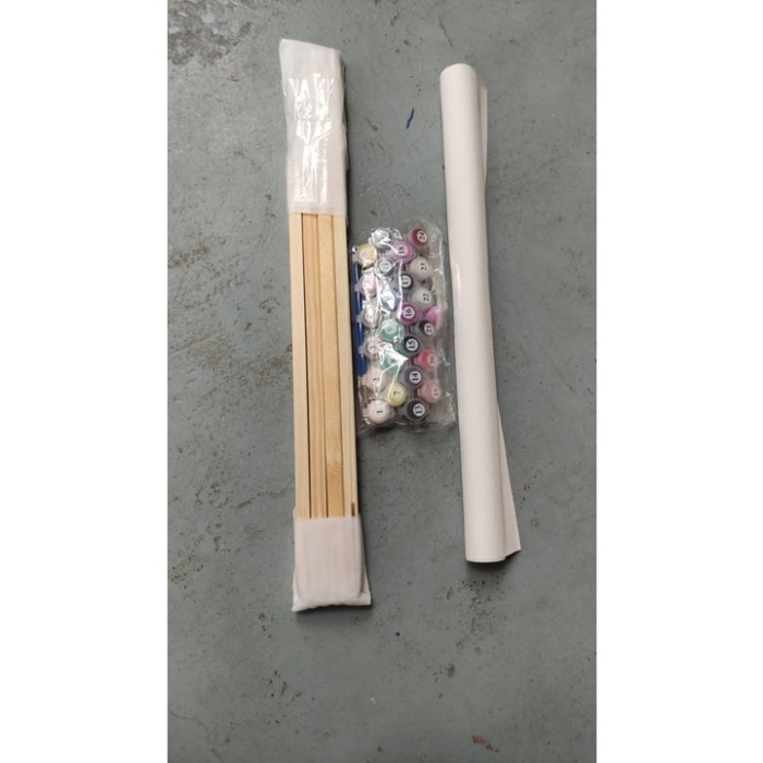 Canvas Paint Bts, Kanvas Paint Bts 40X50Cm, Paint By Number Idol