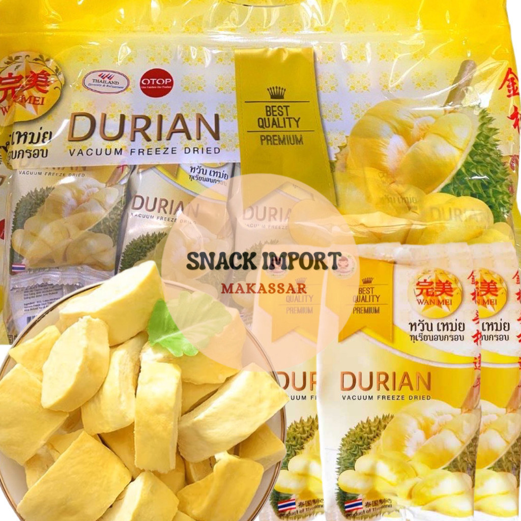 

Viral Buah Kering Vacuum Freeze Dried Premium Durian Mangosteen Strawberry/ 1bks