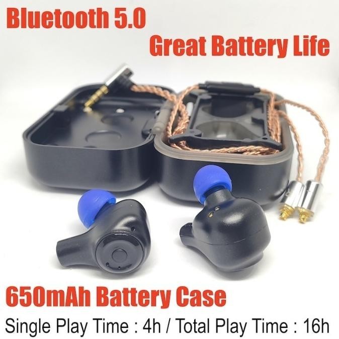 Hifi Soundship Mmcx Detachable Bluetooth Tws Sport Earphone Wireless Menjanjikanshop