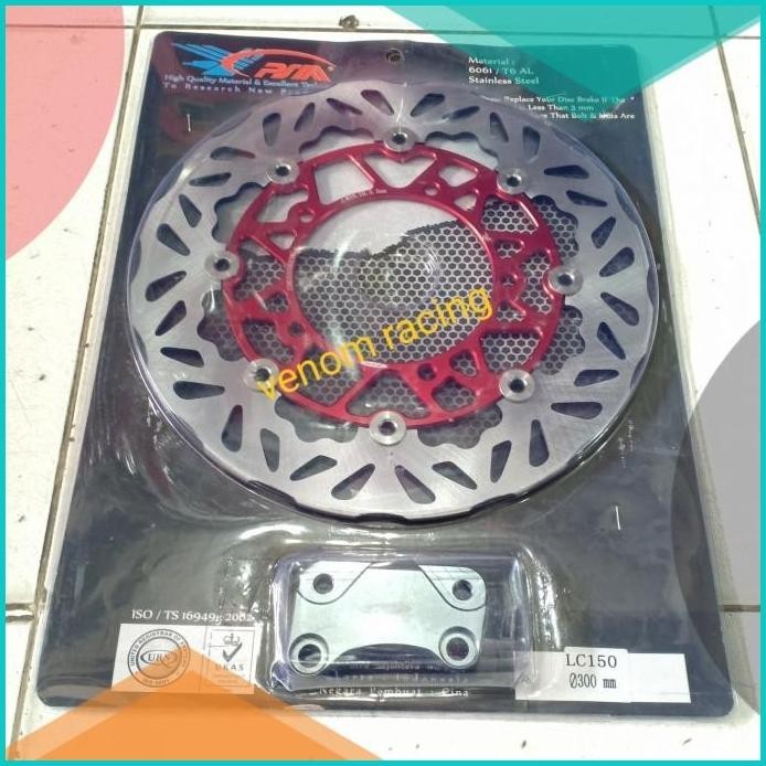 disc psm titanium 300mm mx king 150 depan/ piringan psm cnc mx king 19