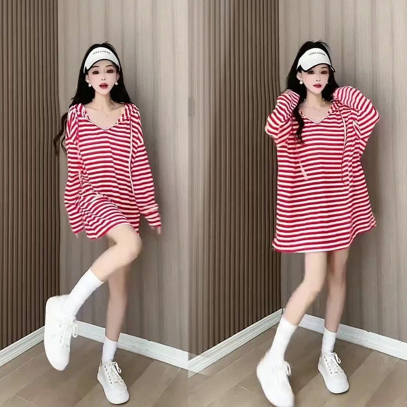 Kemeja Hoodie Wanita, Baju Wanita Pelindung Matahari, Hoodie Modis, Slim Fit, Gaya Korea, Lebih Muda