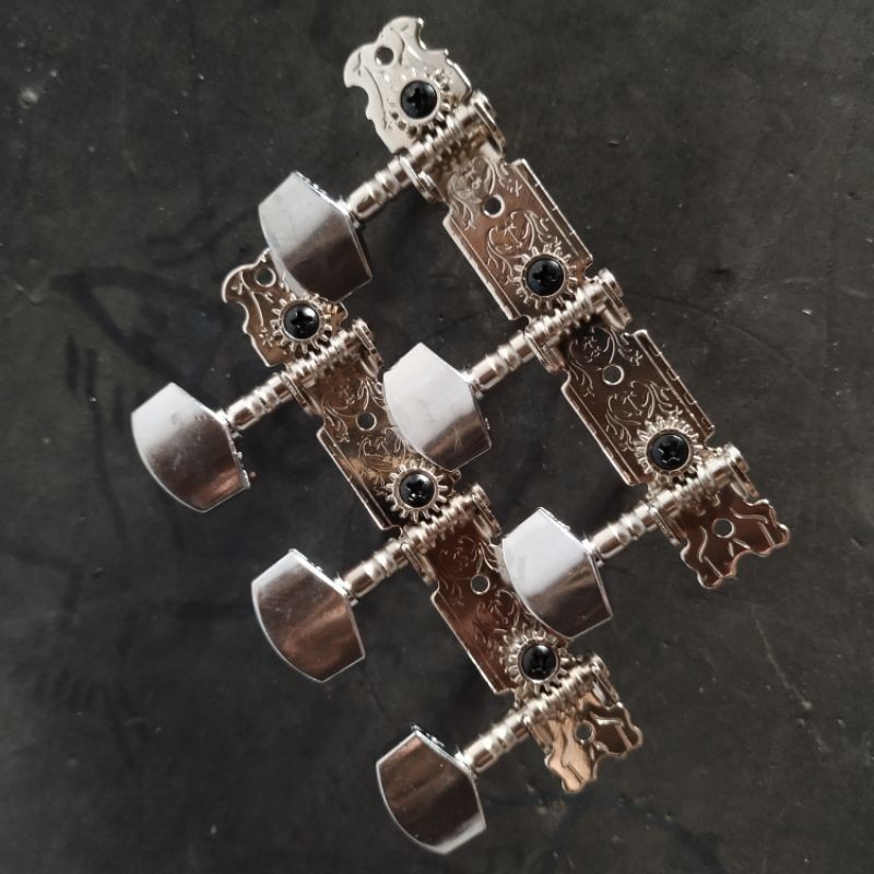 Dryer Gitar Akustik / Tuning Peg Maching Accoustic Gitar/ dryer gitar akustik 1 set/ Puteran Gitar A