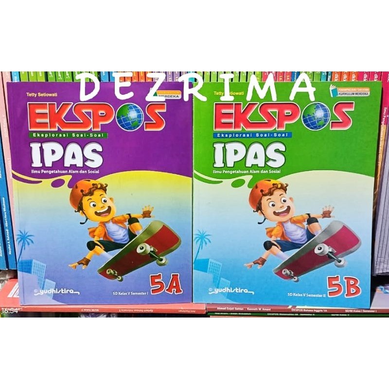 EKSPOS IPAS 5 A B Kelas 5 SD/MI  Kurikulum Merdeka - Yudhistira