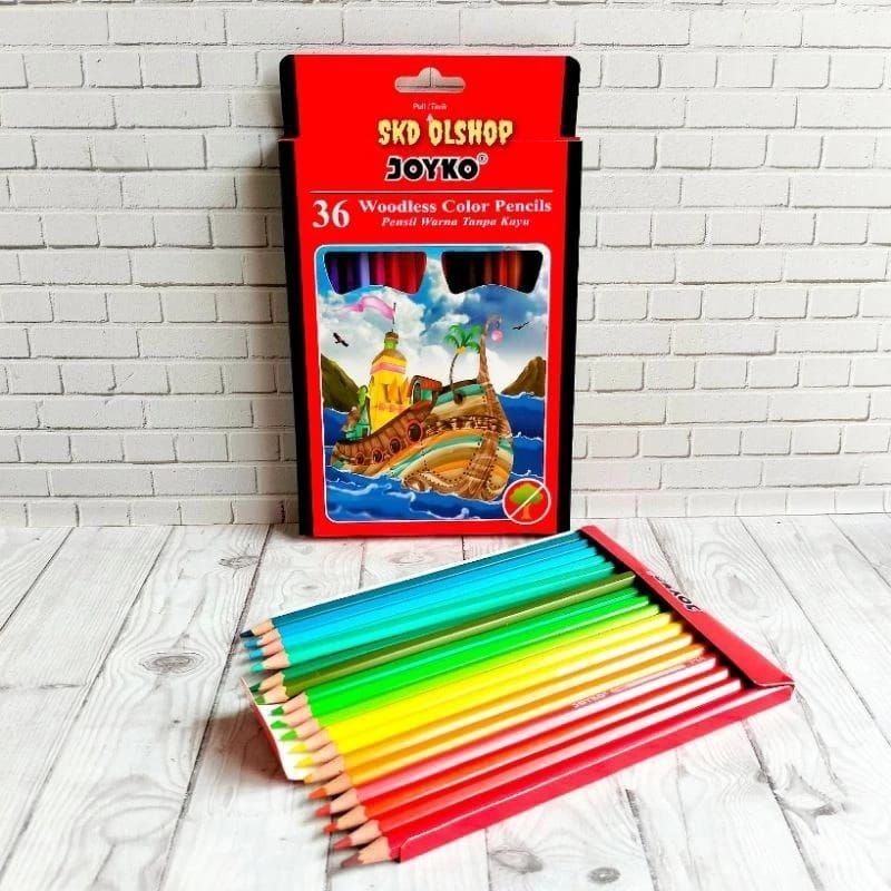 

Joyko 36 woodles Color pencil warna kayu 36 warna CP-122