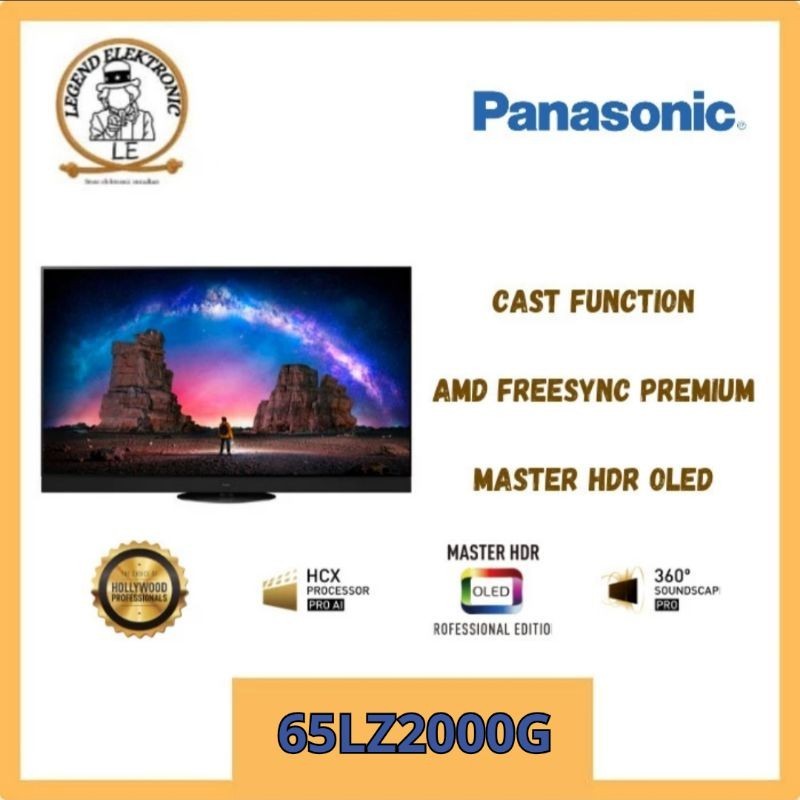 PANASONIC 65LZ2000G SMART TV 65 INCH OLED TV 4K UHD MASTER HDR+ / 65LZ2000G