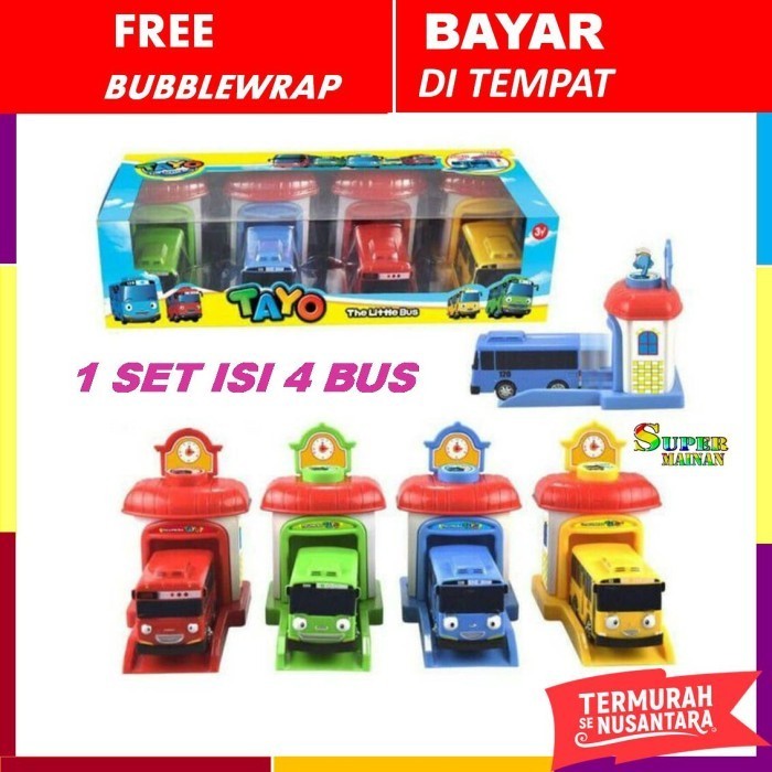 Mainan Bus Bis Anak Tayo Mainan Anak Laki Laki 1 2 3 4 5 6 Tahun
