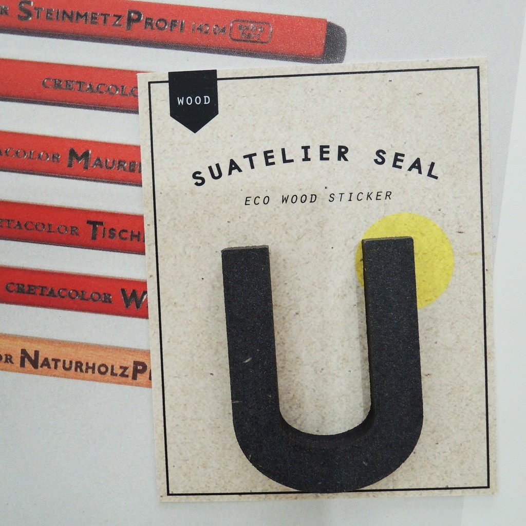 

SUATELIER Seal Eco wood sticker No. 1721 wood (U)
