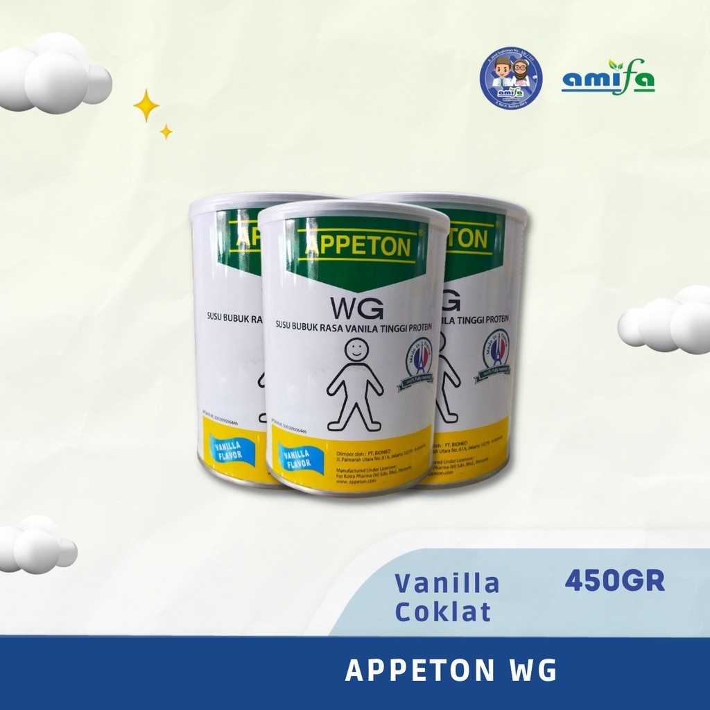 

APPETON WG RASA VANILLA, DAN COKLAT 450GR