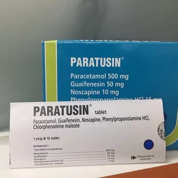 PARATUSIN PARACETAMOL TABLET / OBAT TURUN PANAS