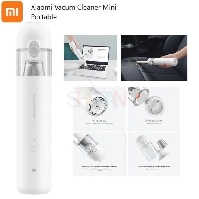 MI VACUUM CLEANER MINI - CAR PORTABLE VACUUM CLEANER ASLI