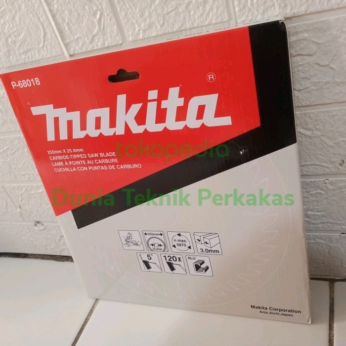 Mata Pisau Potong Aluminium 10 Inch Makita 120T