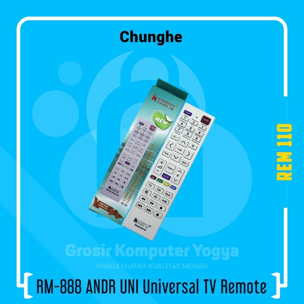 Chunghe RM-888 ANDR UNI Universal Android Smart TV Remote Remot
