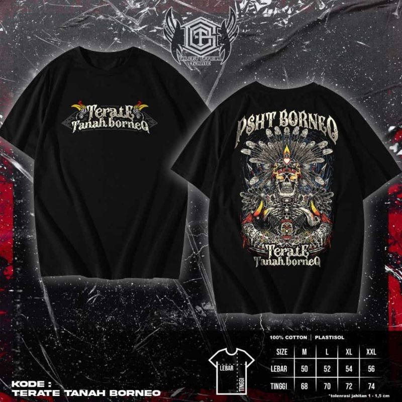 KAOS PSHT BORNEO KAOS TERATE TANAH BORNEO KAOS PSHT TERLARIS KAOS TERATE KEKINIAN