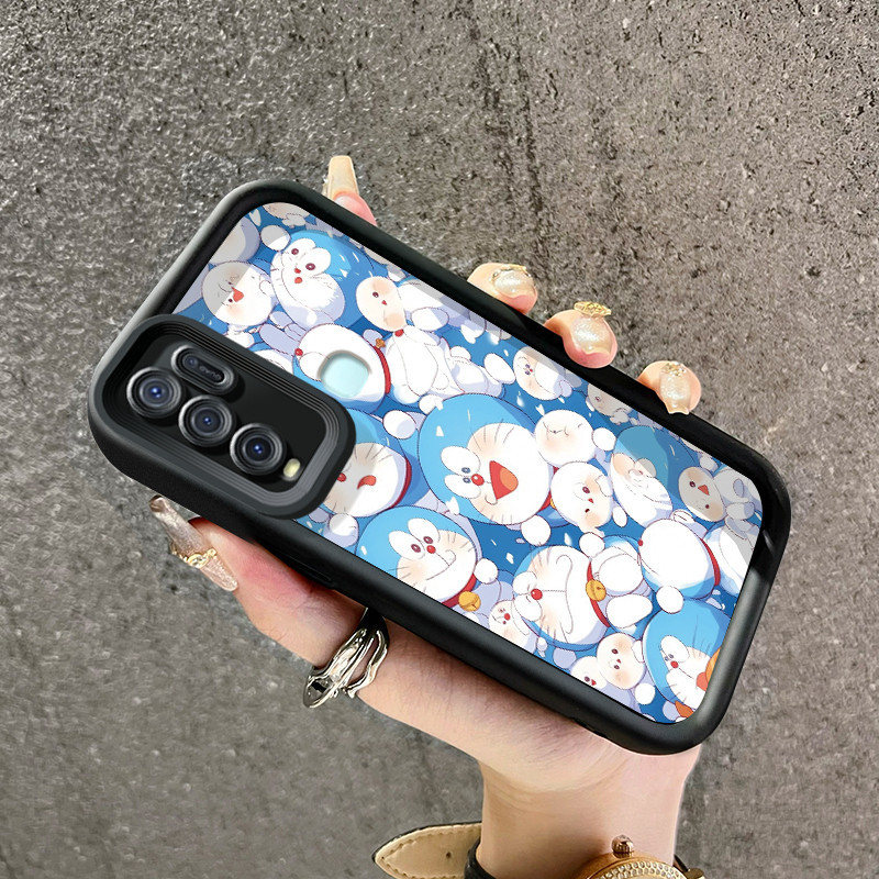 Casing Hp VIVO Y50 VIVO Y30 VIVO Y30i Case Softcase sarung lembut HP ponsel pola Doraemon layar penu