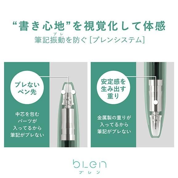 

NLD-1419 Zebra bLen Find Mechanism Series Ballpoint Ink Pen 0.5mm Pulpen Stress Free Writing Limited Edition Hemat