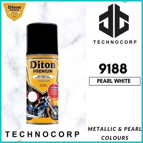 Cat Semprot DITON PREMIUM 9188 PEARL WHITE / PUTIH MUTIARA DIAMOND 19F