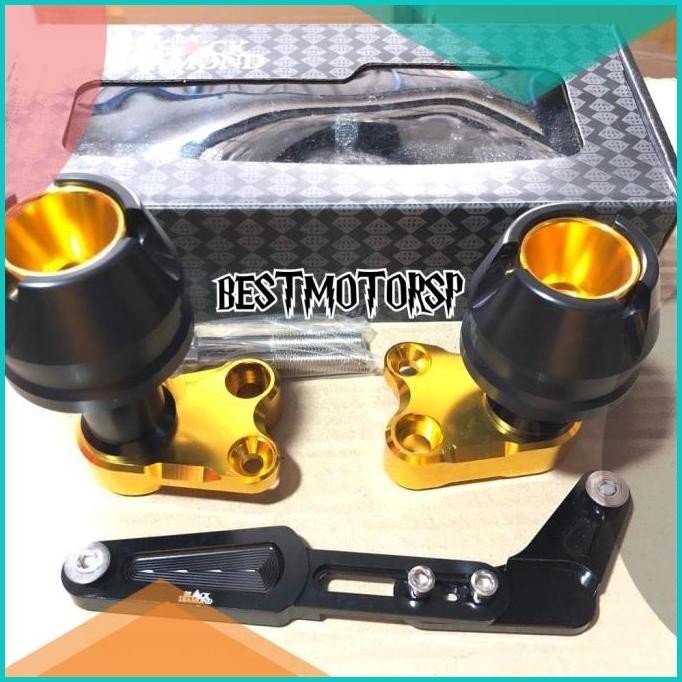 Slider Knalpot/Jalu Knalpot Black Diamond for Xmax-Nmax-Aerox155-Lexi