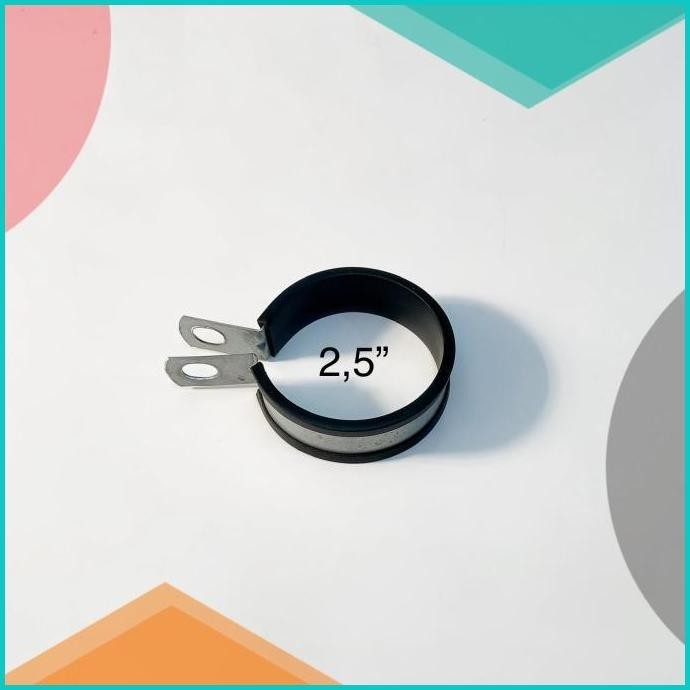 BREKET KNALPOT/KLEMAN KLEM KNALPOT RACING BEBEK-MOGE BULAT/OVAL 19F3B2