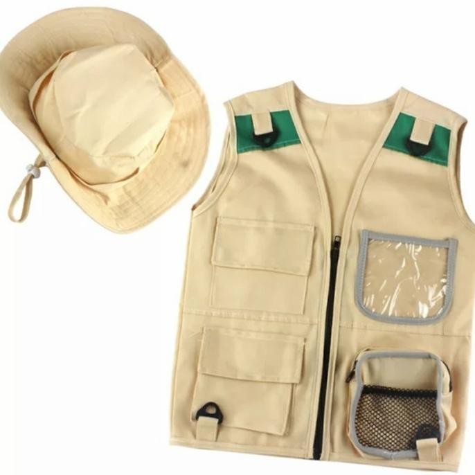 Kids safari costume explorer zoo keeper kostum anak profesi penjelajah