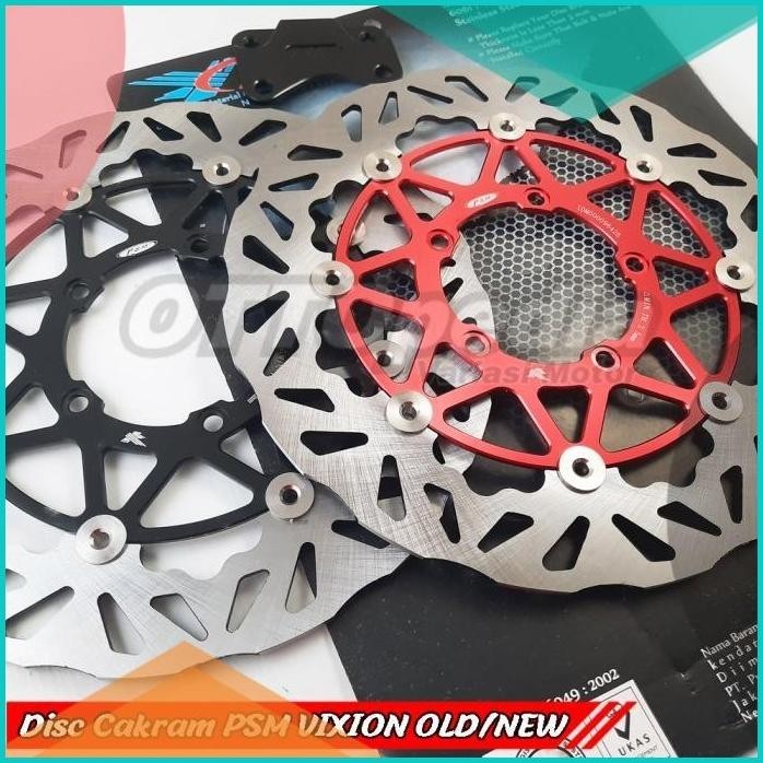 Disc Piringan Cakram Vixion Ori PSM Lebar 300mm Floating CNC+ Braket 1
