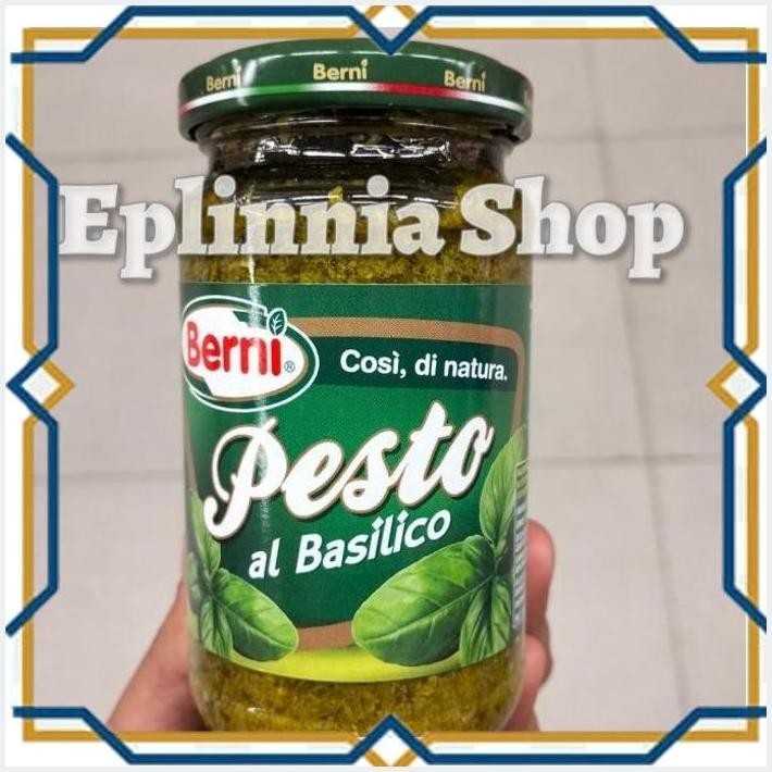 

[EPL] BERNI PESTO BASIL 195 GR - SAUS BUMBU PASTA BASIL